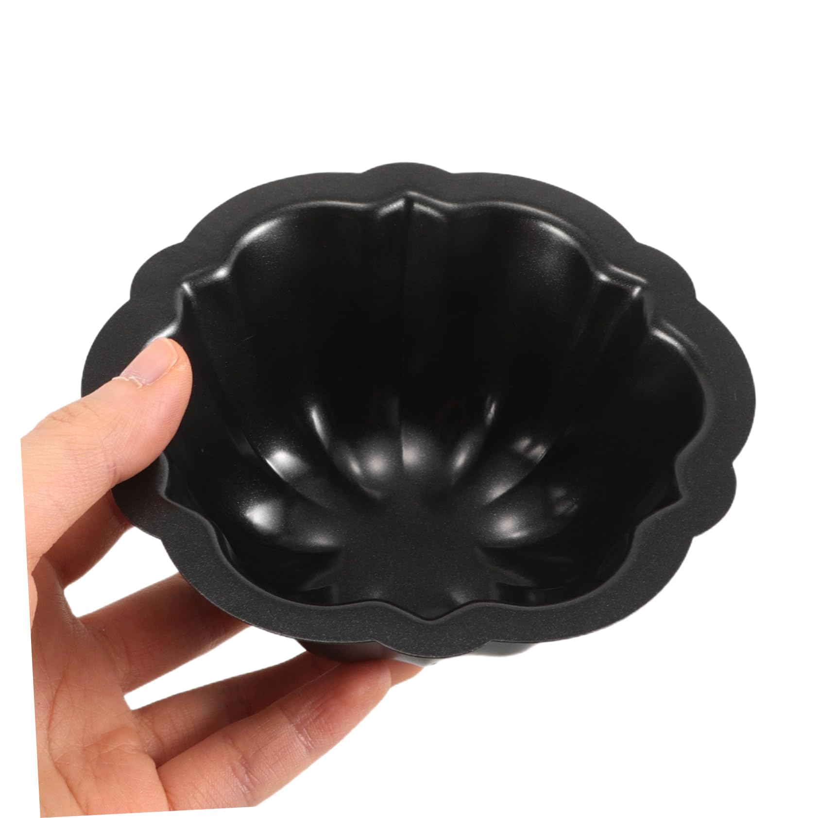 Cabilock Molde de Pastelitos Antiadherente de Acero al Carbono 10 Piezas | Negro, Diseños de Figuras Variadas, Ligero y Fácil de Guardar, para Horneado Casero y Cumpleaños