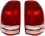 JP Auto Compatible with Dodge Dakota Tail Lights Lamps Set 1997 1998 1999 2000 2001 2002 2003 2004 Driver and Passenger Side