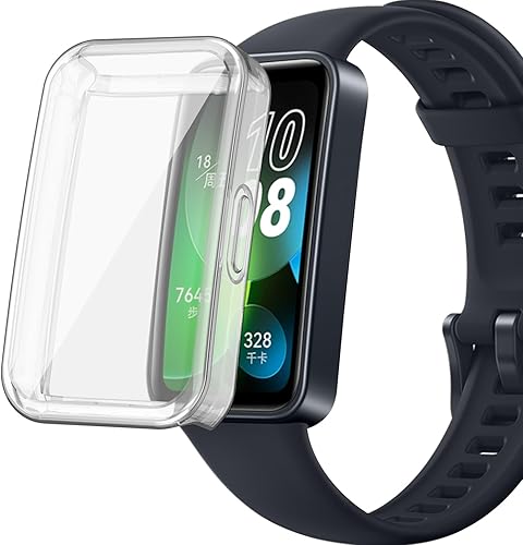 Miniatura 2 de Funda protectora de TPU para Huawei Band 8 (transparente), paquete de 2