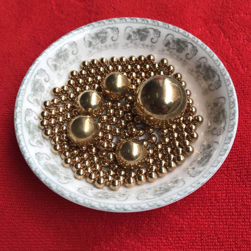 SUOFEILAIMU Solid Pure Copper Balls Dia 1 1.8 2 2.381 3 3.5 4 4.5 4.76 5 6 7 8 10 12 12.7 15 15.8 19.05 20 22mm Brass Ball Bead (Color : 7mm 200pcs)