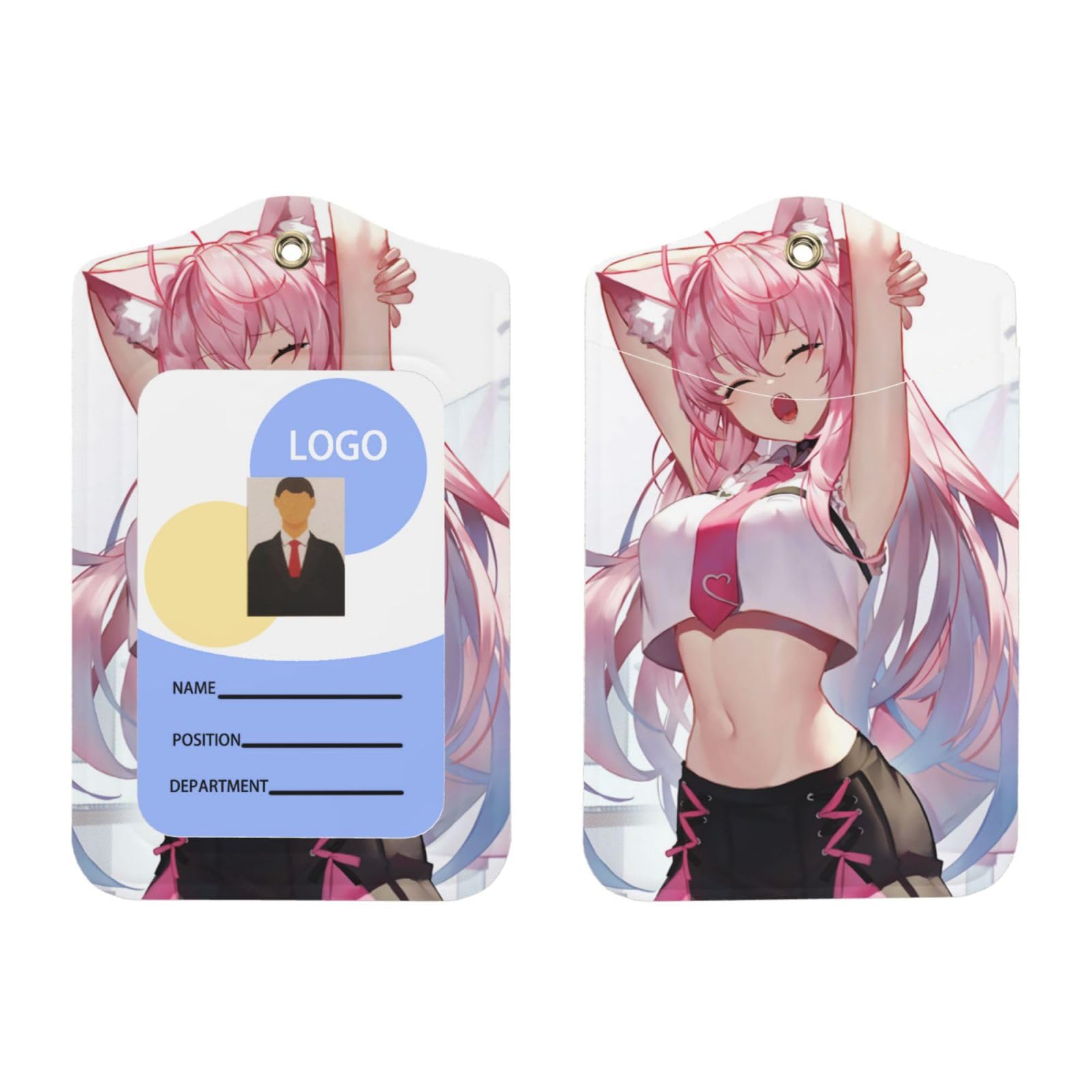Amazon.co.jp: IDカードホルダー Vtuber 博衣こより パスケース 社員証