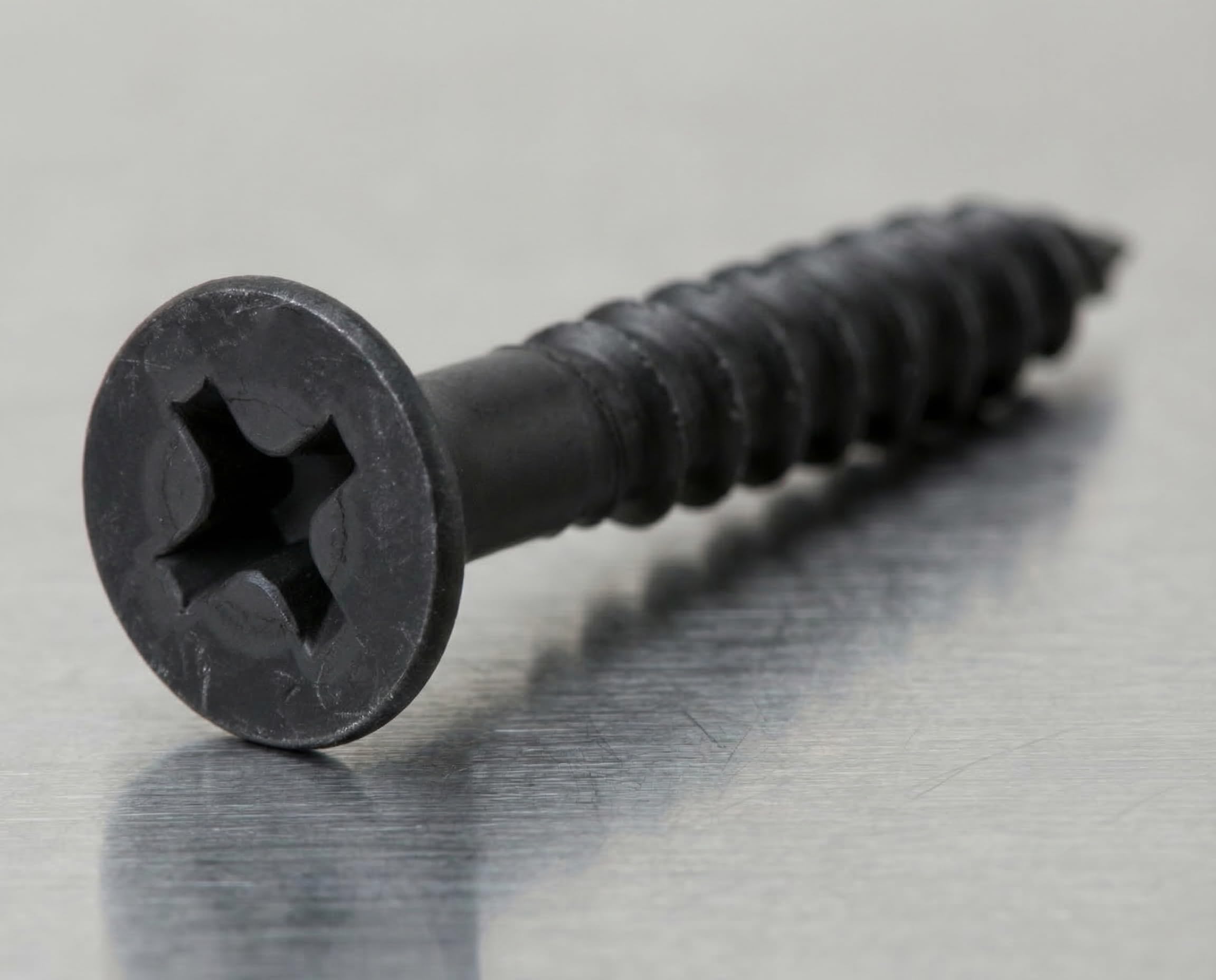 Schnellbauschrauben Feingewinde 3,9 x 45 mm, 3000 Stück, EN 14566, Stahl phosphatiert, Trompetenkopf PH2, für Gipskarton auf Metallprofilen bis 1,0 mm