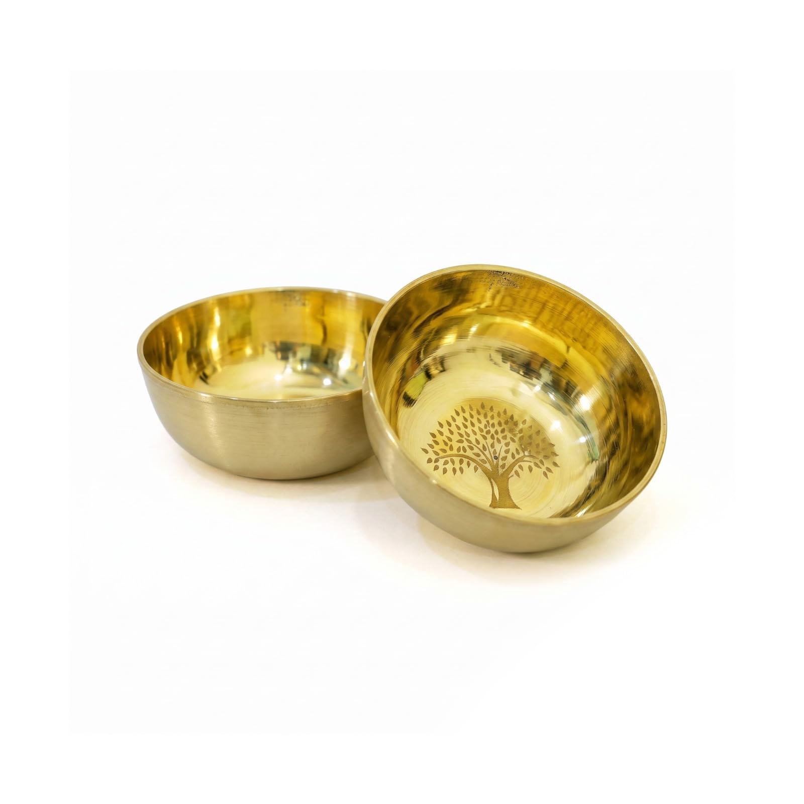 Etihaas Handcrafted Bronze Bowl Pack of 3 | Traditional Kansa Bronze Serving Bowls | Premium Metal Bowls for Dining, Puja, Prasad, Dry Fruits, Dessert, Kitchen & Gift Purpose-image-6
