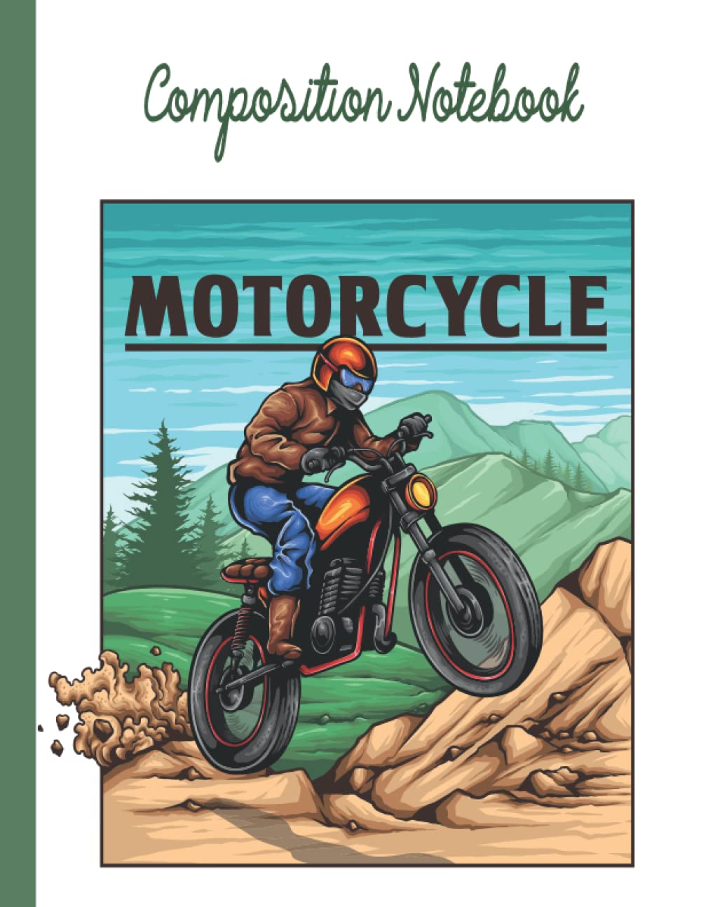 Motorcycle Composition Notebook: Motorcycle Composition Notebook Wide Ruled,Lined Paper Notebook for School, Motorcycling notebook for Students,Gift ... Teens,and Adultsand Motorcycling lover,