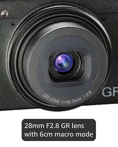 RICOH GR III Compact Camera 24 MP APS-C Sensor 28 mm F2.8 GR Lens