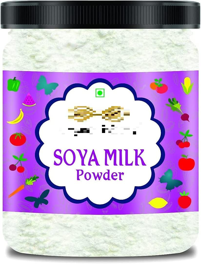 QURA Latte di soia in polvere | Alto contenuto di proteine | Vegano | Non OGM - 500 GM