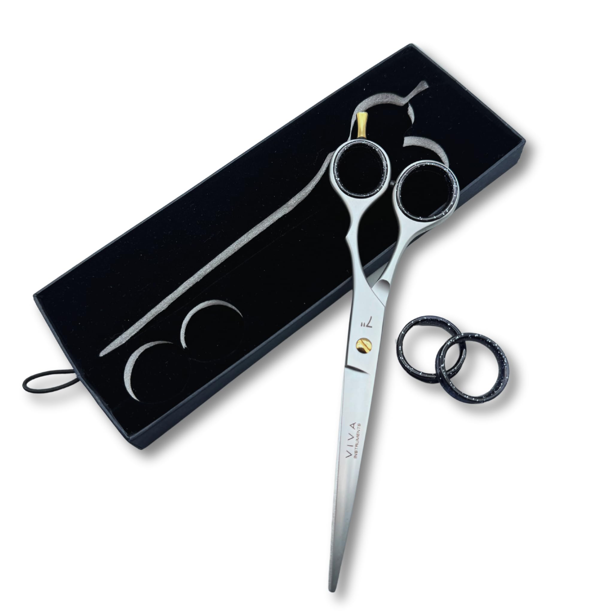 7"" Hair Scissors - Sharp Stainless Steel Hairdressing Shears for Styling