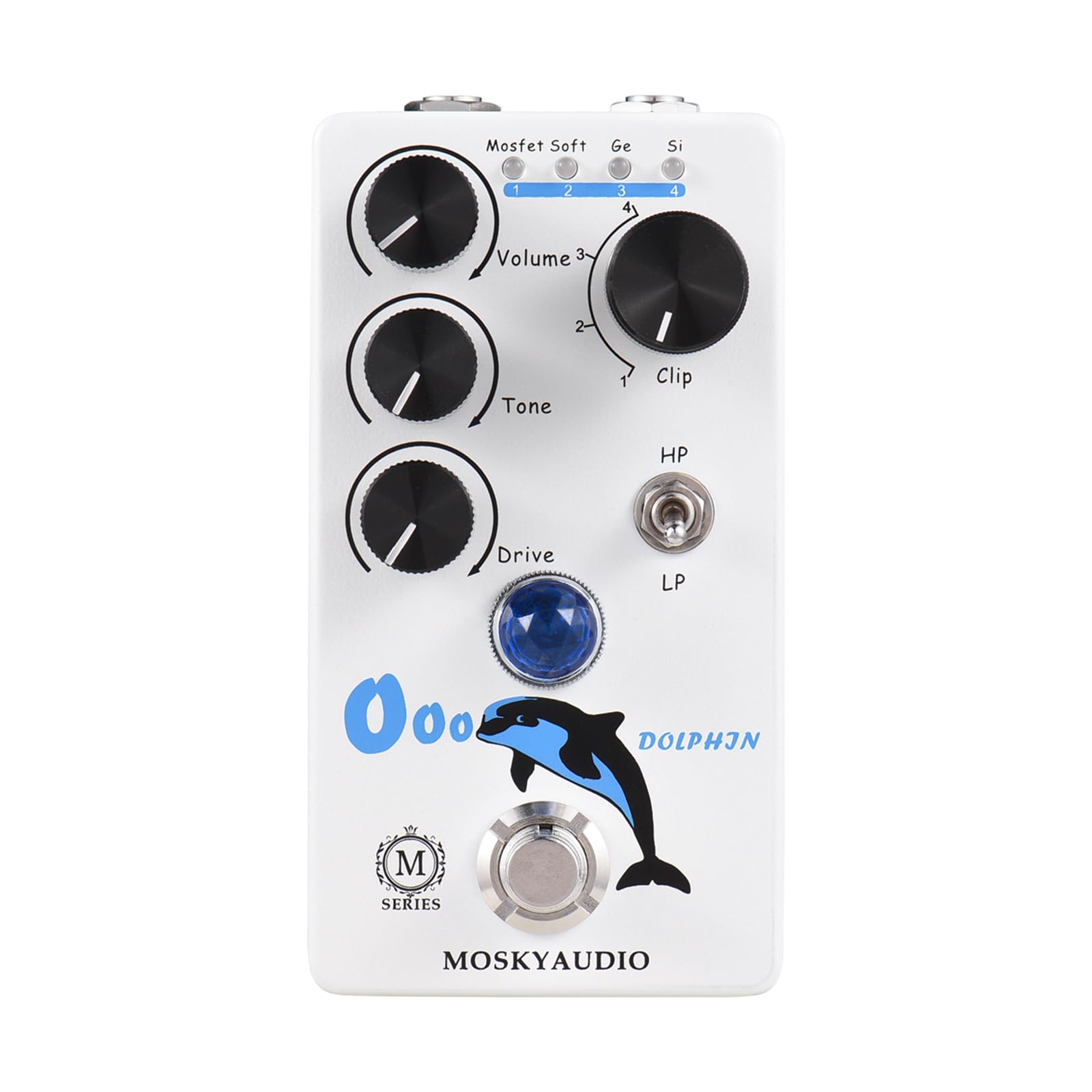 Btuty Zniekształcenie/Overdrive Gitara Efekt Pedał 4 Tryb Przełącznik Gitary Gitary Gitara Elektryczna Sterowanie Kompaktowy Przenośny Cyfrowy Efekt Procesora Gitary