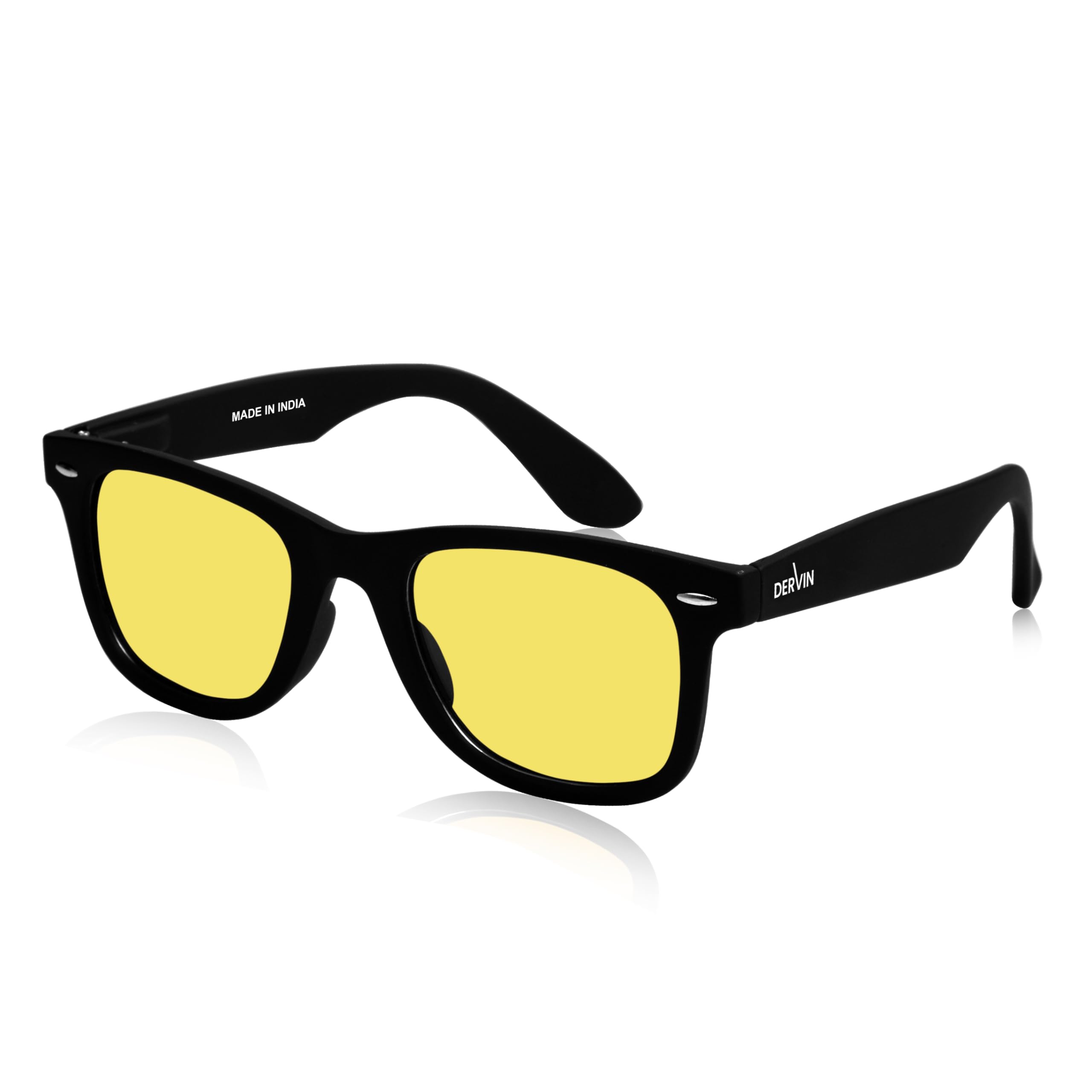Dervin Gafas de sol cuadradas polarizadas con protección UV para hombres y mujeres