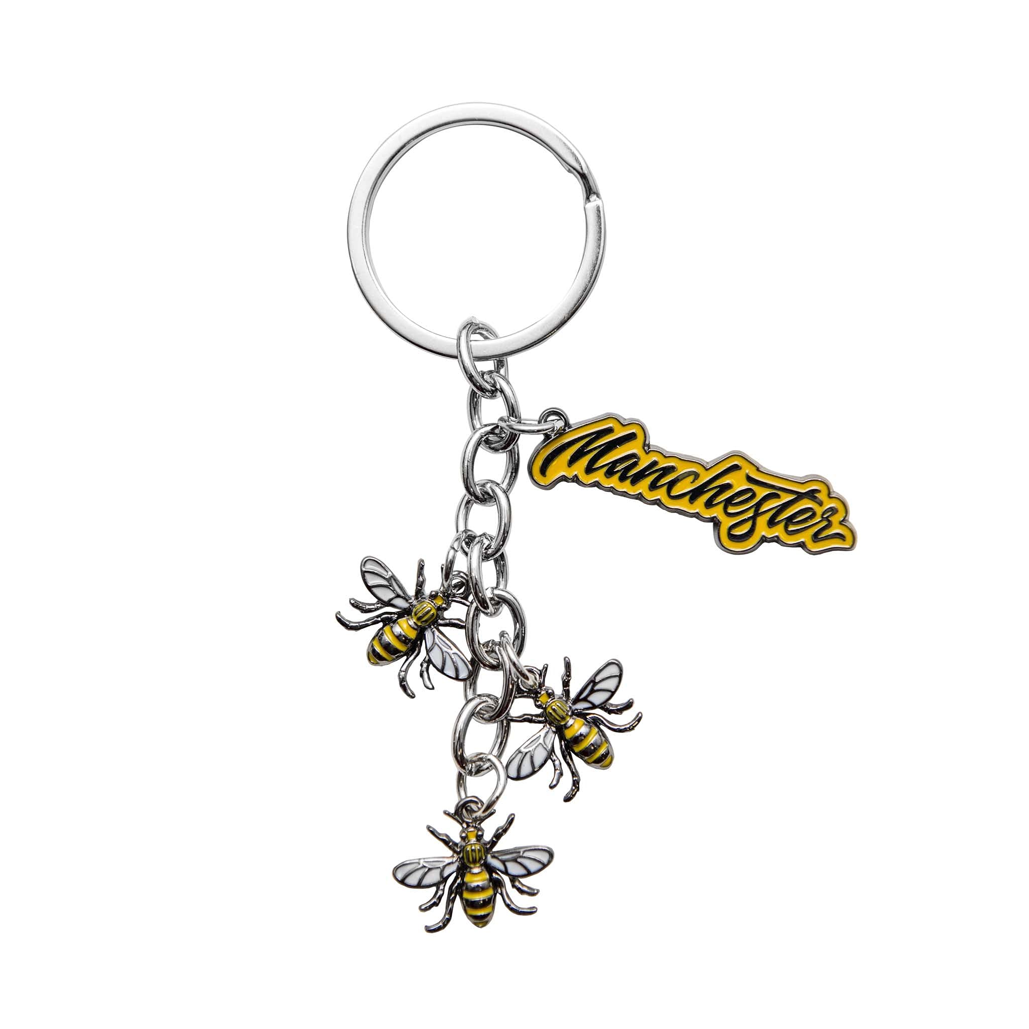 Eurostick Manchester Big City Bee Keyring Keychain Skyline Bagcharm (Manchester Bee Multi Keyring)