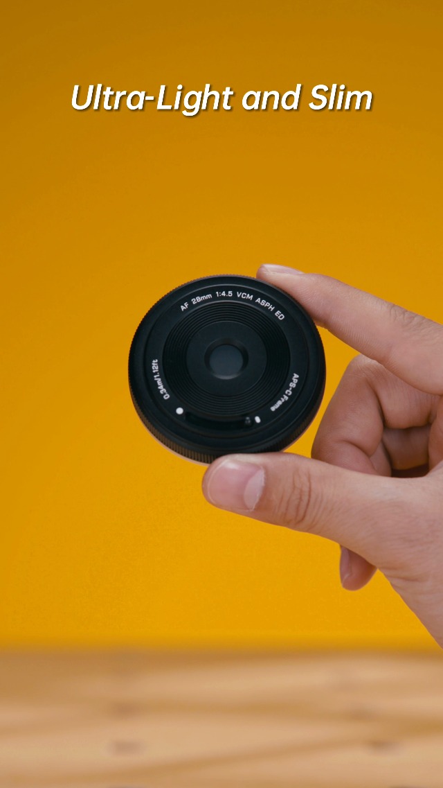 Amazon.com : VILTROX 28mm f4.5 Pancake Lens for Sony E, Auto