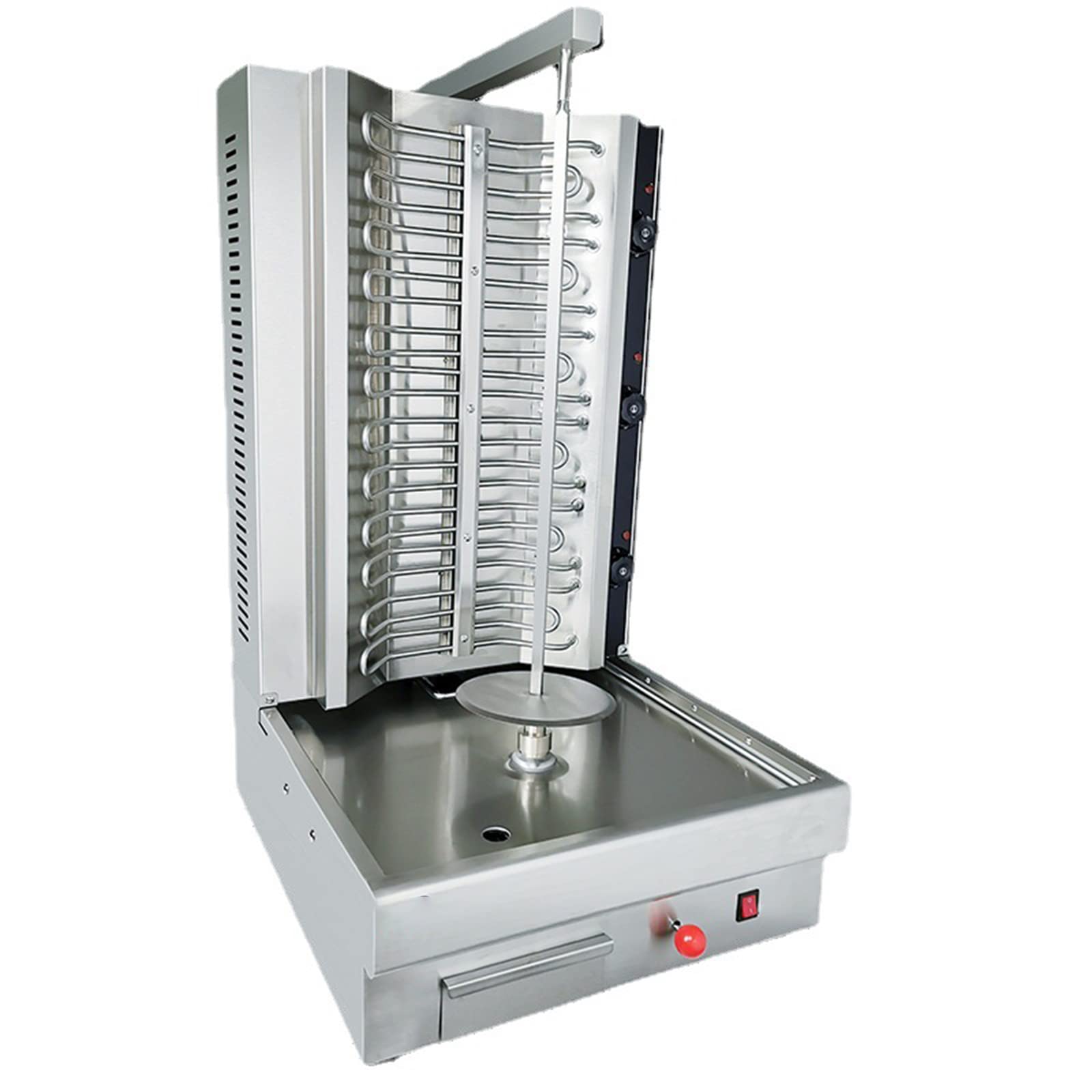 Pionowy grill elektryczny Bezdymny rożen Maszyna do grillowania ze stali nierdzewnej Inteligentny grill Gaz do użytku komercyjnego 3 talerze 4 talerze Zupa mięsna Piec do rożna tureckiego (4