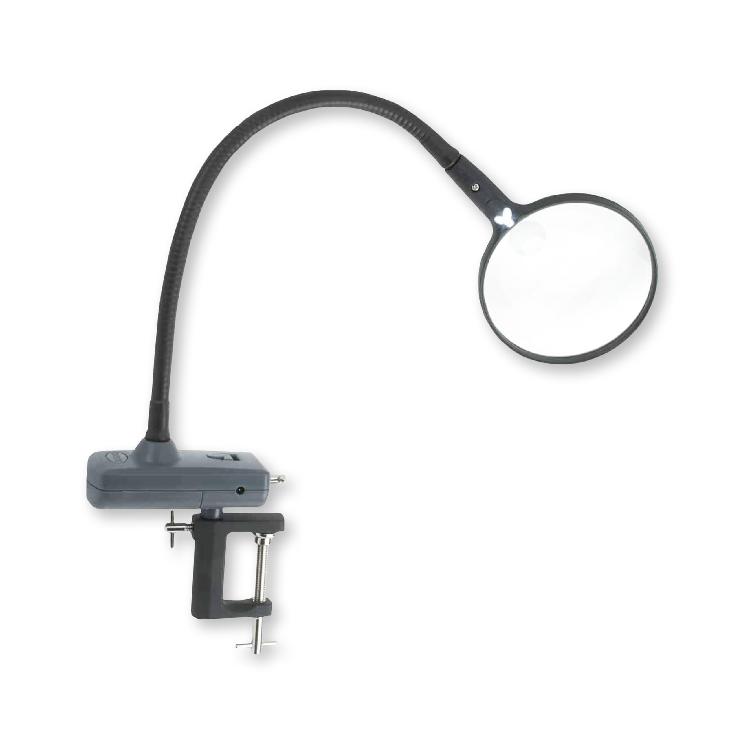 Carson Optical MagniFlex Hands Free Tabletop Mounted Magnifier (CL-65), Black