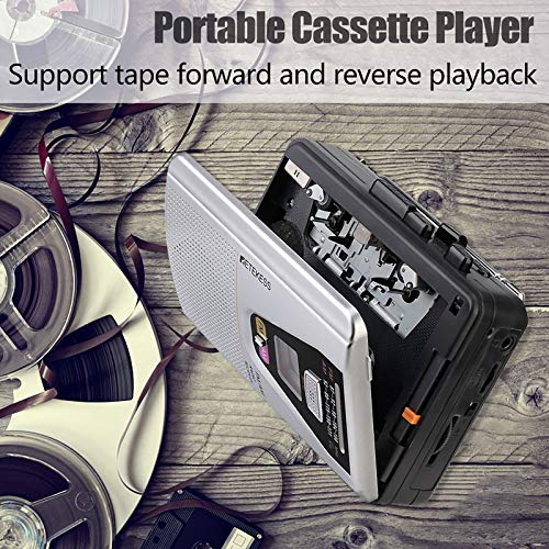 image for Retekess TR620 Cassette Player, Portable Cassette Recorder, Cassette T