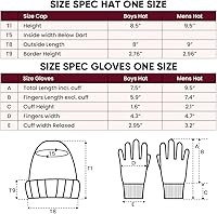 Vista 7 de Ultra Game Gorro de invierno de punto súper suave oficial de la NFL con guantes extra cálidos para pantalla táctil