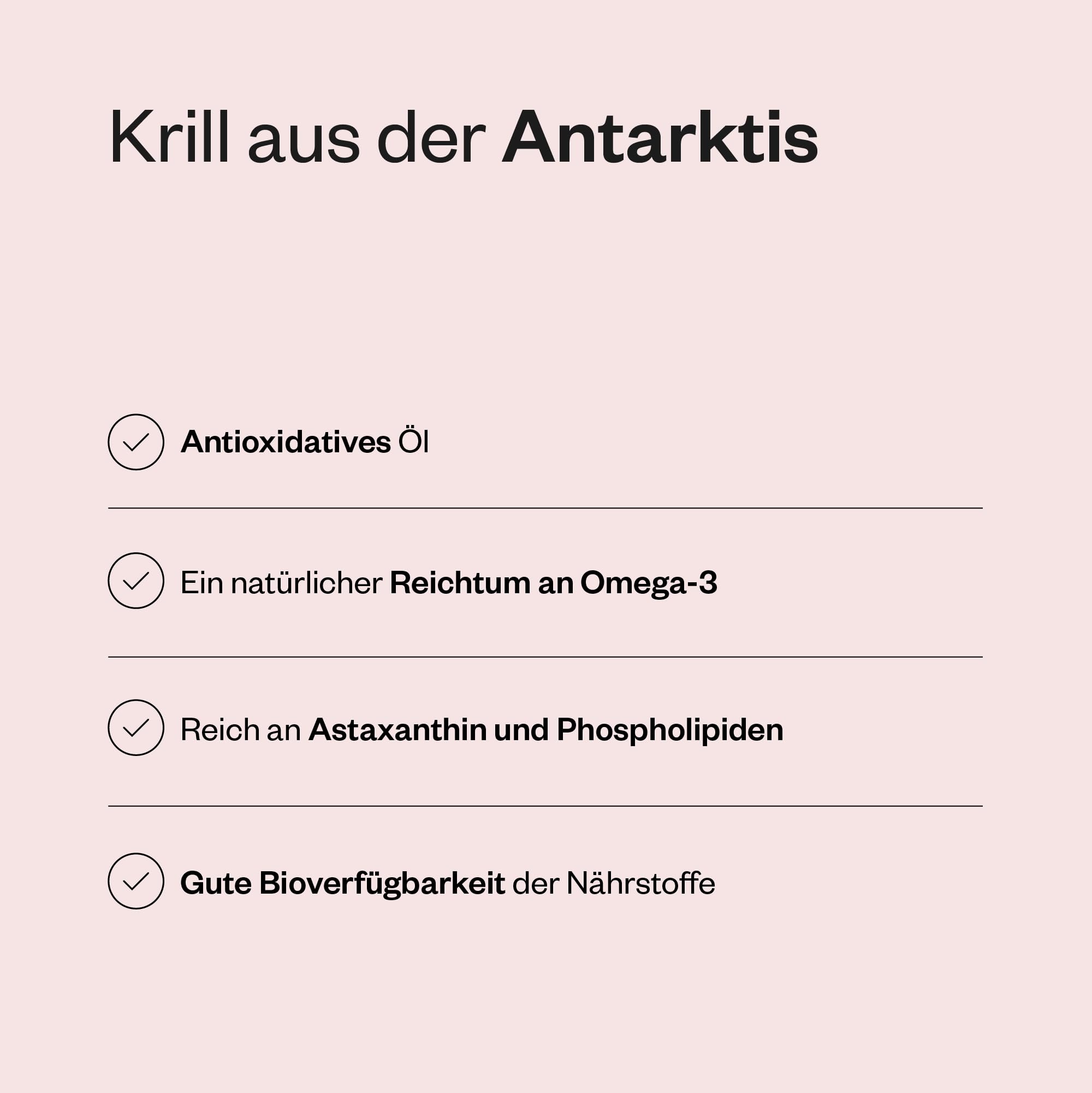Krillöl- Fördert einen normalen Blutdruck - Natürlich reich an Omega 3 (EPA und DHA), Antioxidantien und Phospholipiden - Supersmart