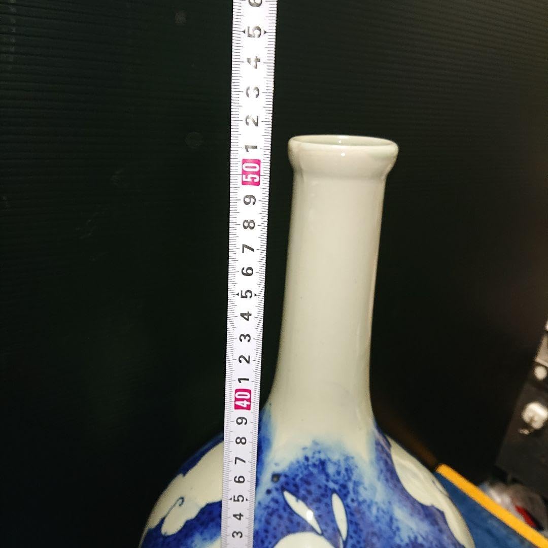 レトロ伊万里、特大染付徳利花瓶 【公式通販】