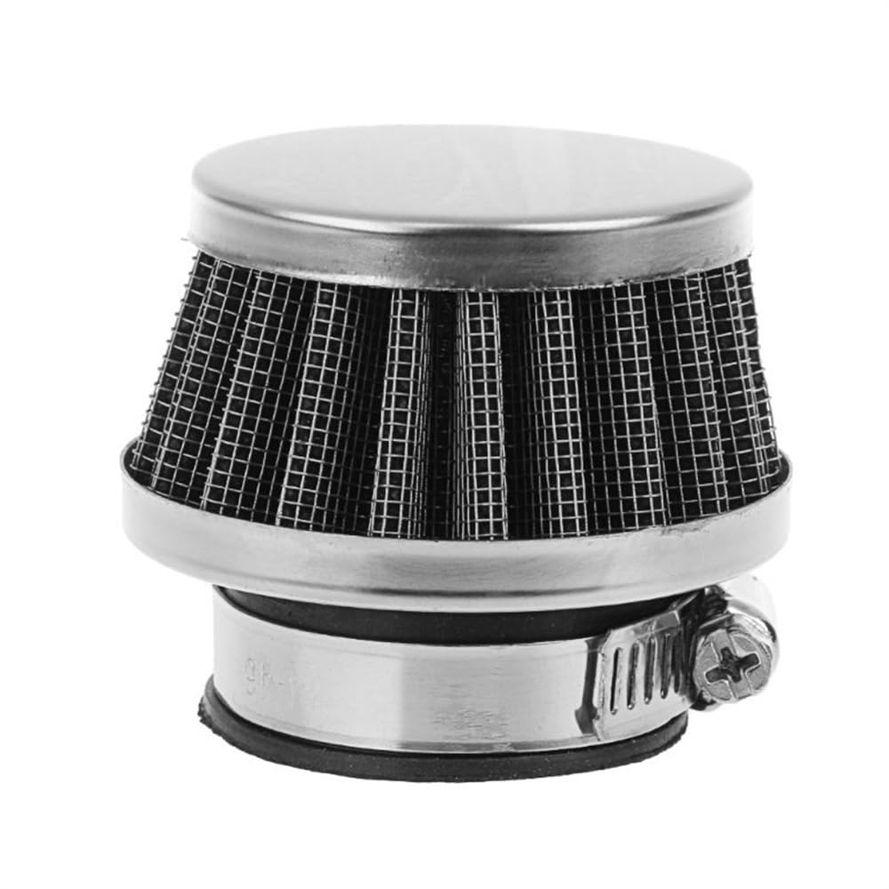 Filtro Aria Conico Moto 35mm In Metallo E Gomma - Pulitore Aspirazione Motore