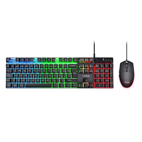 Miniatura 2 de GXTrust Azor Teclado Gaming y Ratón con Cable QWERTY Español, Negro