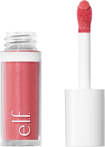 e.l.f. Camo Liquid Blush, Long-lasting Liquid Blush For High-pigment Color, Creates A Soft, Dewy Finish, Vegan & Cruelty-free, Cheeky Lychee