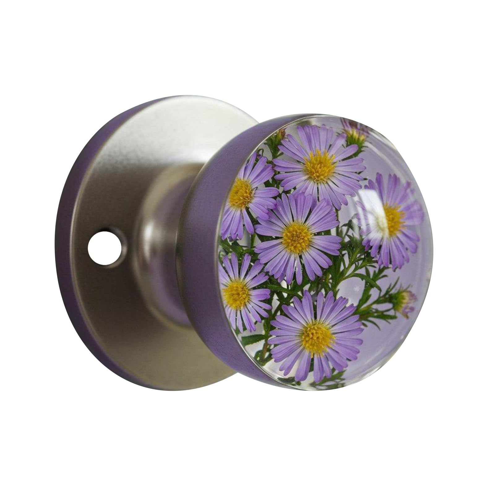 Bendzabl E Natur Themed Flower Door Knob Retro Styles Round Bedroom Decoration Handcraft Artistics Door Handl Hom Renovations Flower Handl