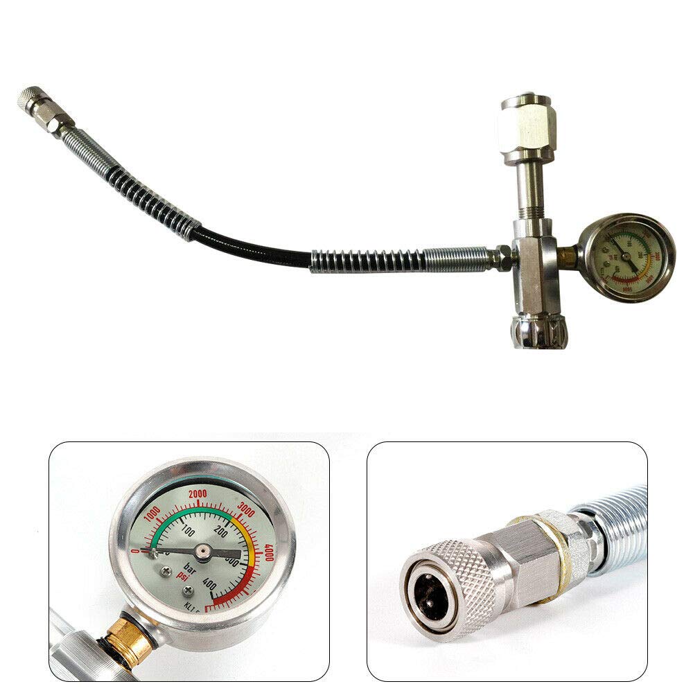 Kit de charge pour paintball - 4500 PSI - Avec tuyau Microbore de 60 cm - Pour station de charge de paintball