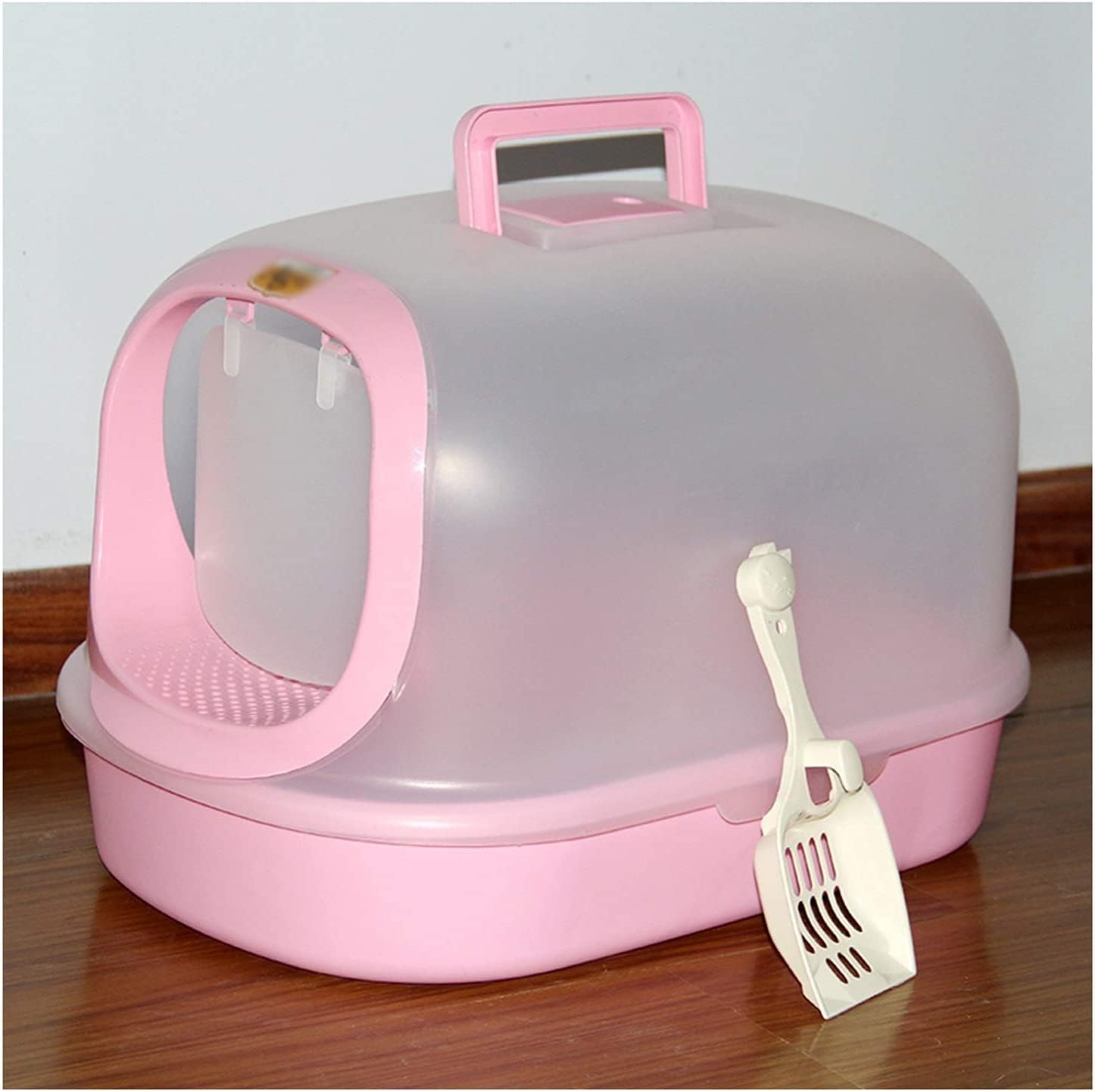 Cat Litter Box Large Cat Litter Box with Lid Easy Cleaning