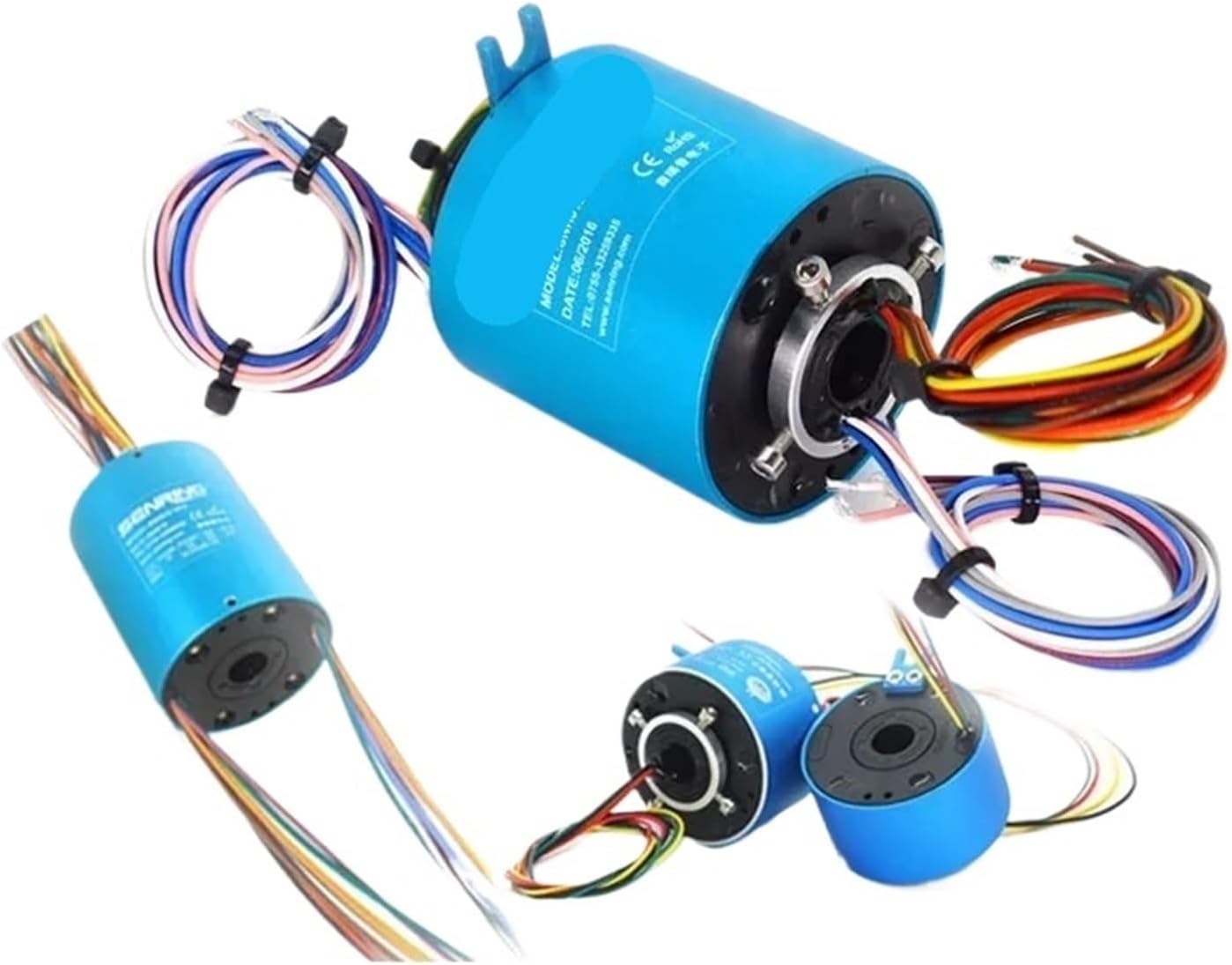 1pcs Through Hole Slip Ring 2/6/12/18/24 Channels 2A/5A/10A Current Slipring Hollow Rotate Connector Hole 8-100mm Conductive Rings(8X35mm 6CH 5A)