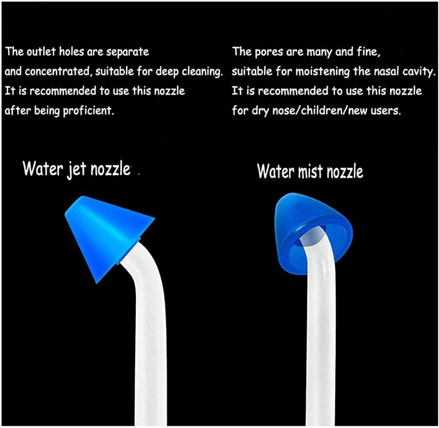 Lavado Nasal, máquina de Enjuague Nasal de 300 ml, Sistema de irrigación Nasal y sinusal Hydro Pulse con 5 Modos y Carga USB