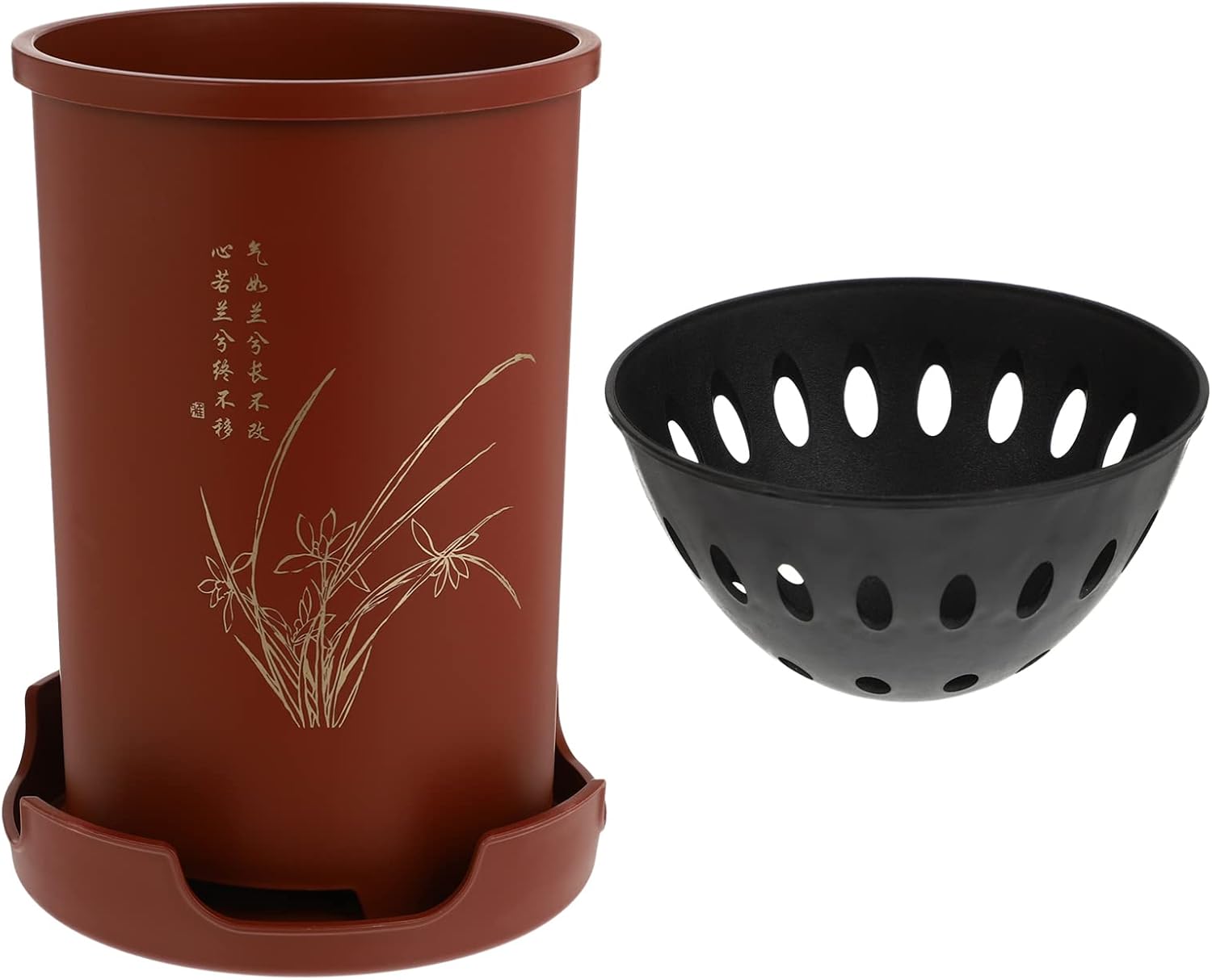 Yardwe Vintage Decor Plant Pot Plant Pot Plant Pot Tall Planters for Outdoor pots