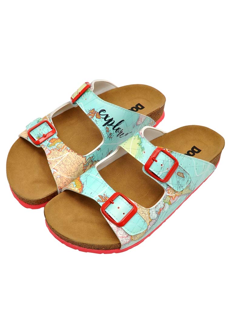 DOGO Stella, Women's Sandals, Multicolor, 41 EU