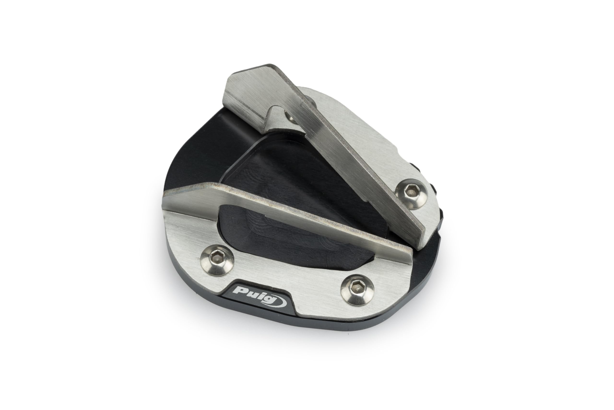 Puig 22036N Kickstand Extension with Standard Suspension - Increased Stability and Safety, Black