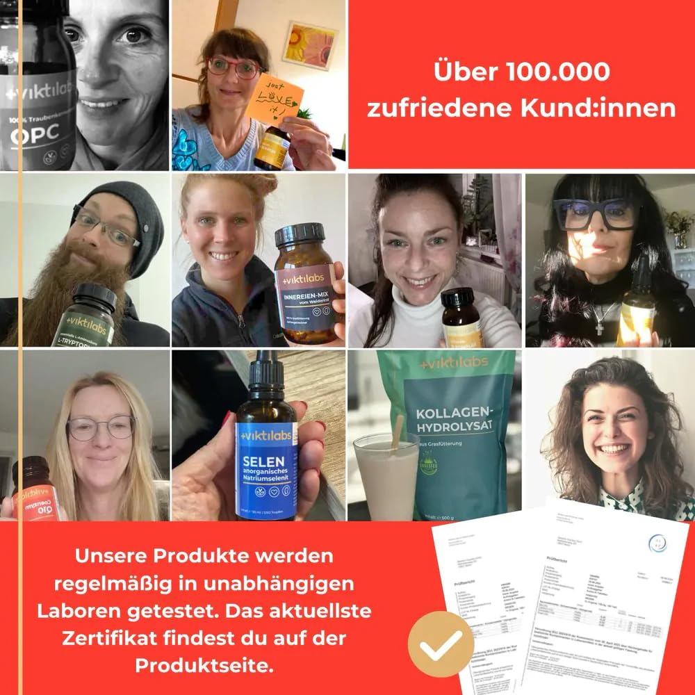 Coenzym Q10 Kapseln mit Ubichinon - hochdosiert - gewonnen durch pflanzliche Fermentation - 60 vegane - ohne Zusatzstoffe