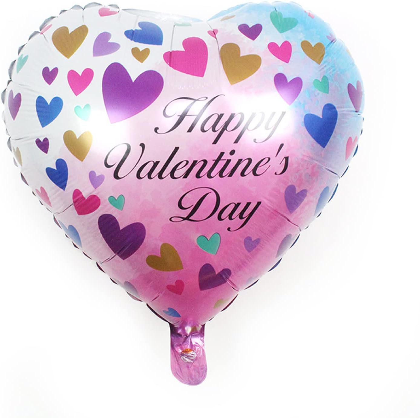 BinaryABC Happy Valentines Day Balloons,Love Heart Foil Balloons,Valentines Day Romantic Photo Props Decorations,10Pcs - Image 9