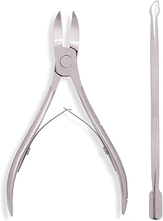 315 Supplies Cuticle Remover Tool Set with Cuticle Cutter and Cuticle Pusher - Stainless Steel Professional Trimmer Scissors Cuticle Nipper Pusher Nail Care Manicure Pedicure