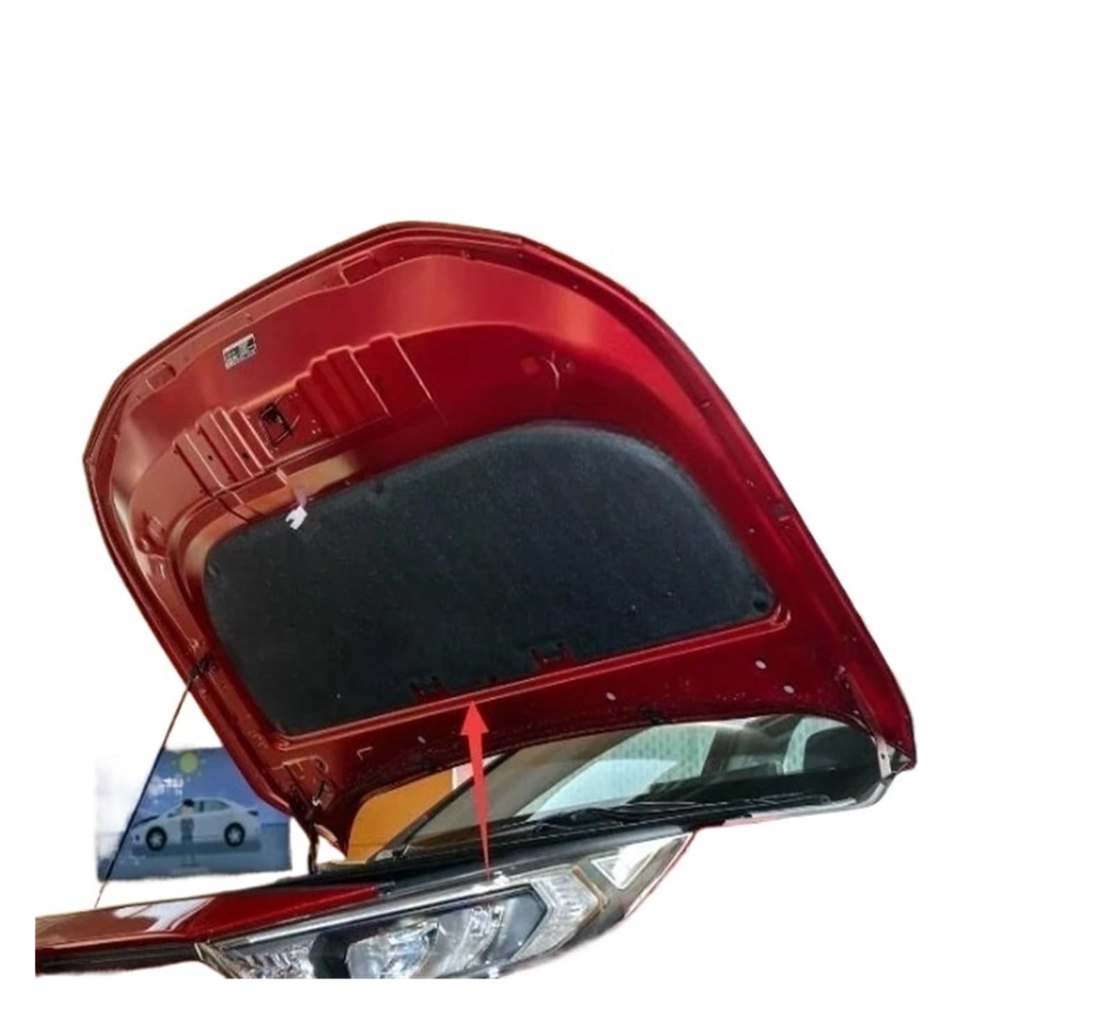Insonorisation Rav4 2013-2017 For Toyota, For RAV4, 2013-2017 Capot De Voiture Moteur Insonorisé Insonorisation Habitacle RAV4