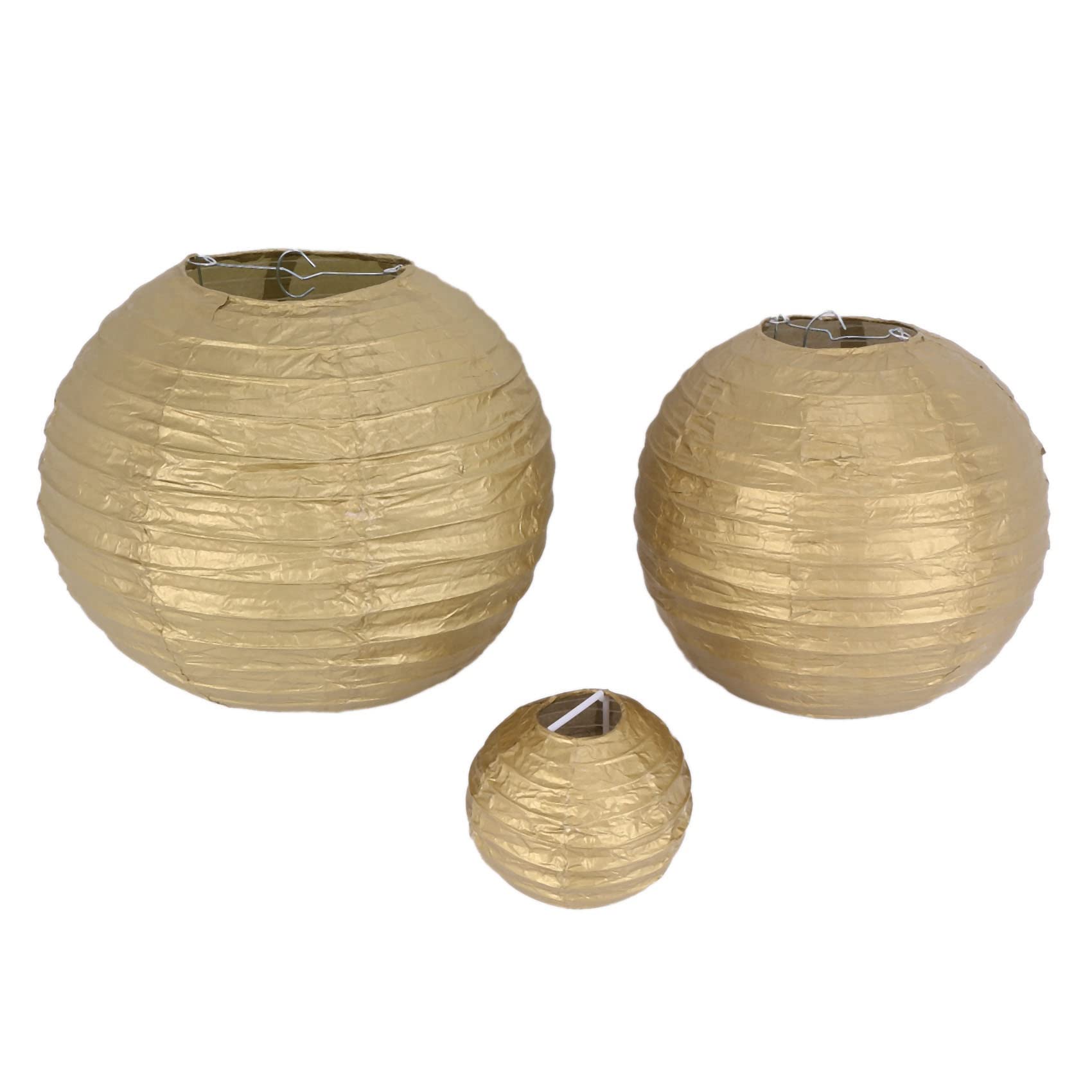 y-luck y- Dekorative Papier Laternen 60 Stück Gold Schwarz Runde Japanische/Chinesische Laterne Laterne Papier für Hochzeit Außen