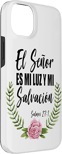 Miniatura 36 de iPhone X/XS El Señor Es Mi Luz Española Biblia Cristiana Biblia Cristiana Caso