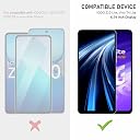 SupCares Tempered Glass for iQOO Z10 Lite and Vivo T4 Lite (6.74 Inch) With Installation Kit | 9H Edge to Edge Screen Protector | Black gallery image