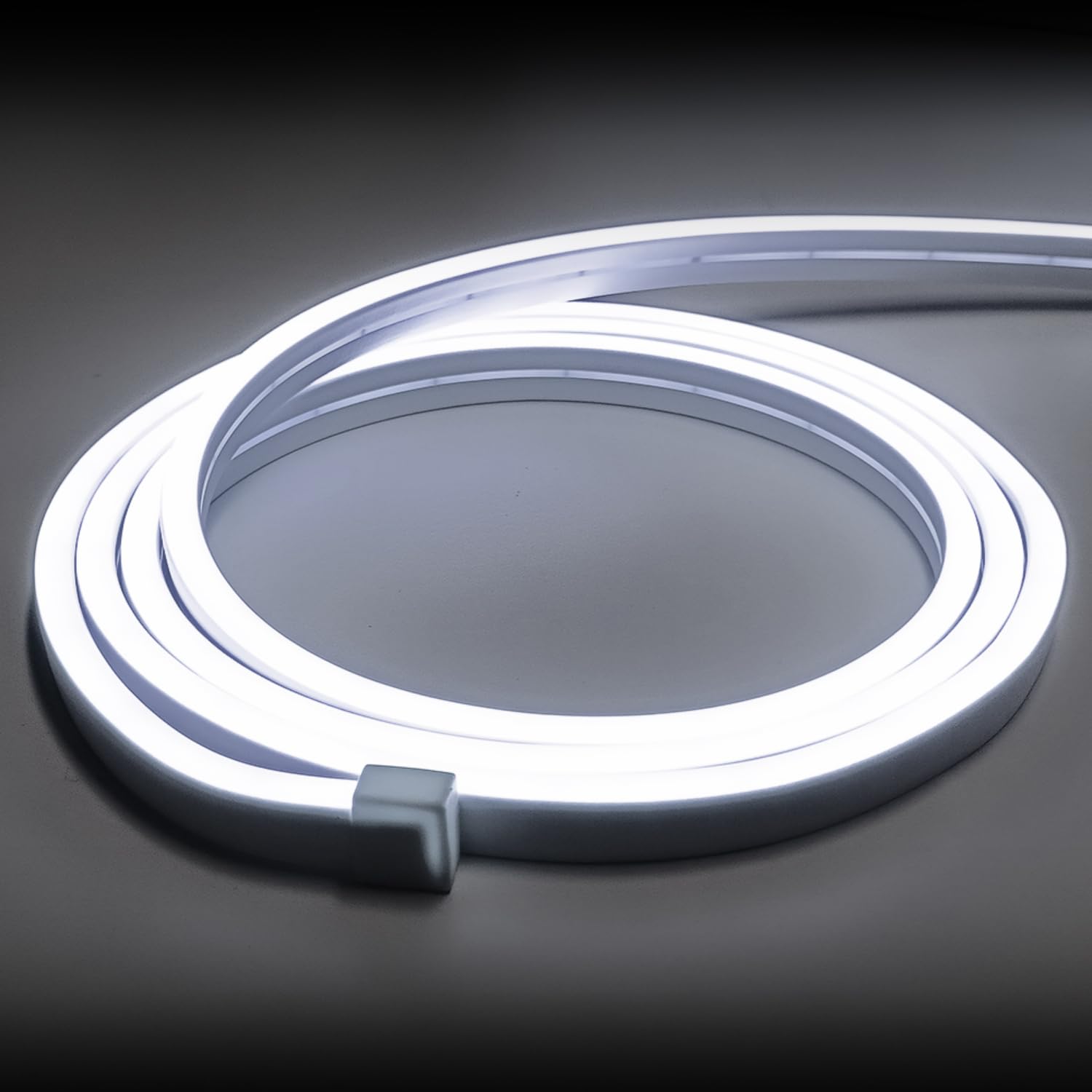 iNextStation 12V LED Strip Lights, 5M White 6000K Super Bright Neon Rope Lights