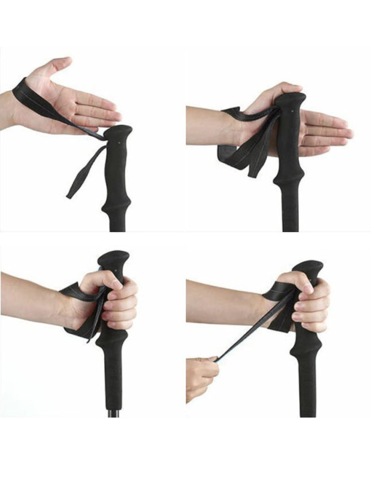 JELEX Nature kijki teleskopowe do nordic walking, regulowane, w zestawie różne nasadki do aktywności na świeżym powietrzu, ultralekkie kijki trekkingowe z technologią Antishock (srebrne)