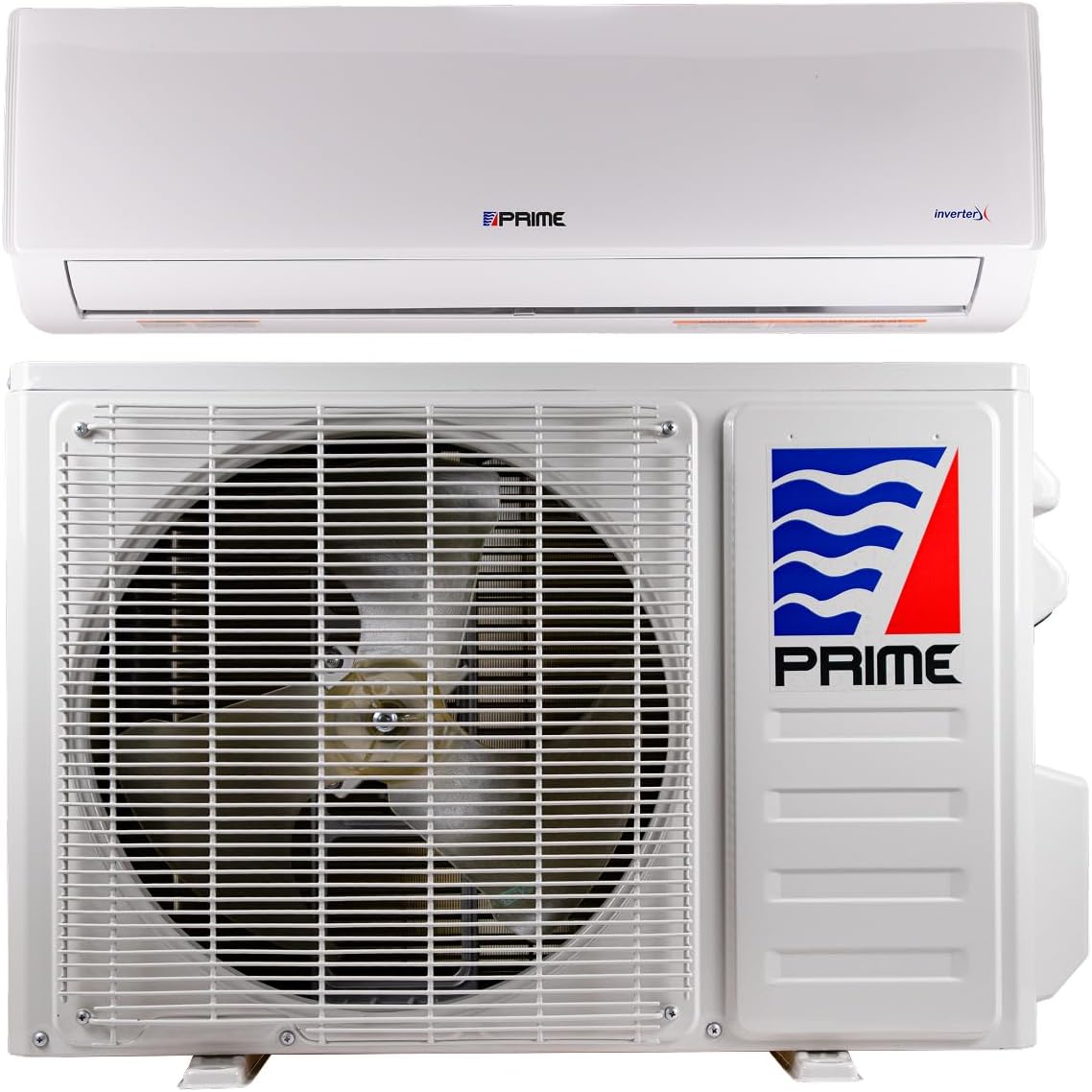 Mini Split Air Conditioner PRIME Heat Pump 12000 BTU 110V Inverter Wifi enabled 17SEER2 1 Ton