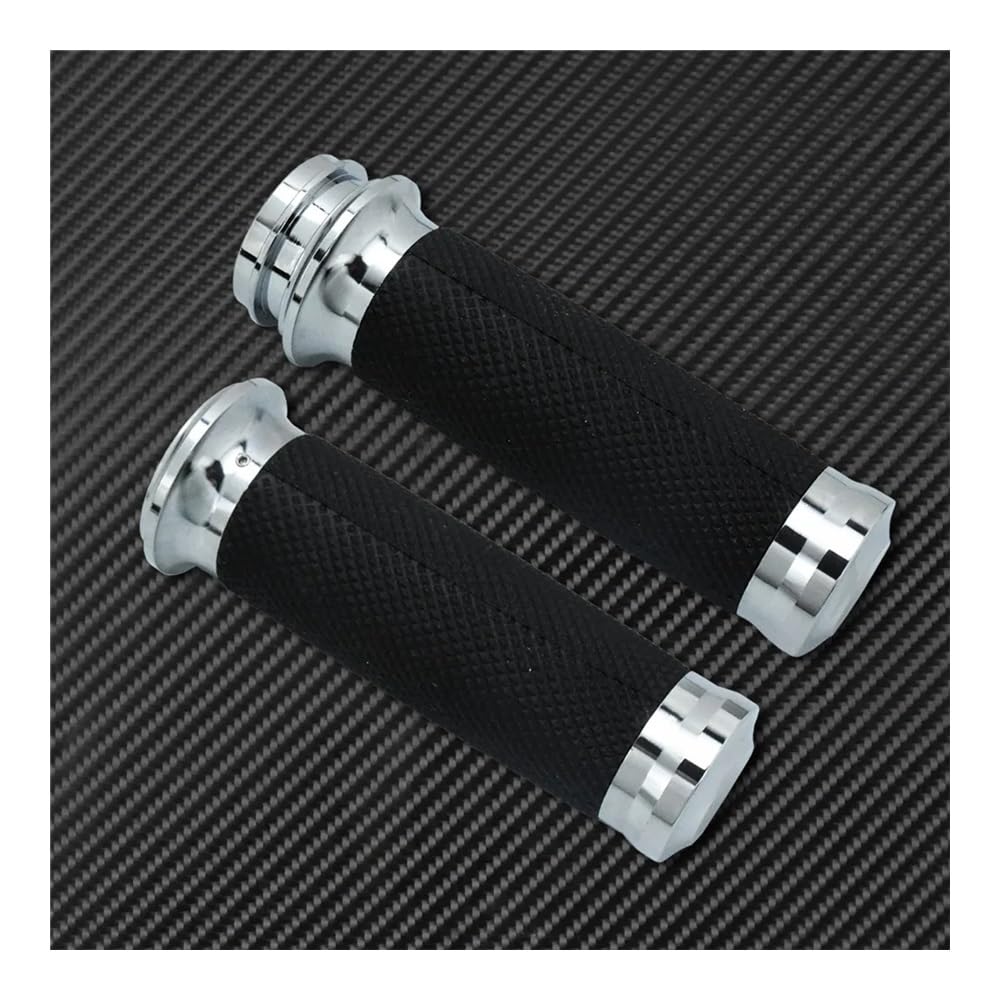 Manopole Moto Acceleratore Elettronico Da 1 "25mm Nero/cromato Per Har&ley Touring Street Glide FLHR Softail Fat Boy FLS Dyna CVO Manopole manubrio
