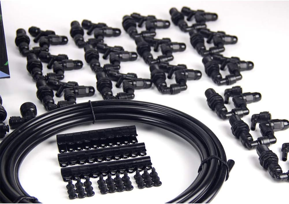 MistKing MISK-MKAMS5-4pk 5th Generation (3/8" Backbone) Advanced Misting System Black