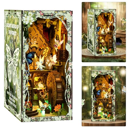 ISSEVE Forest Secret World Book Nook Kit — DIY book nook kit