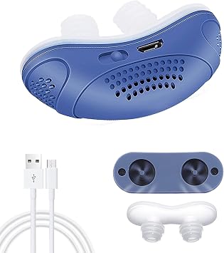 Anti Snoring Devices Effective Snoring Prevention and Breathable Mini Anti Snoring Sleep Aid Suitable Solution for Women Men Snoring