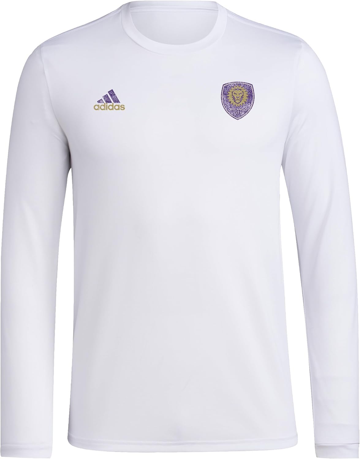 adidas Men's Orlando City SC Local Pop Long Sleeve Pre-Game T-Shirt