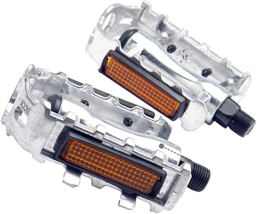 VANZACK 1 par Bling Accesorios Bicicletas para Adultos Negro Cleats Aleación de Aluminio Pedales de Bicicleta