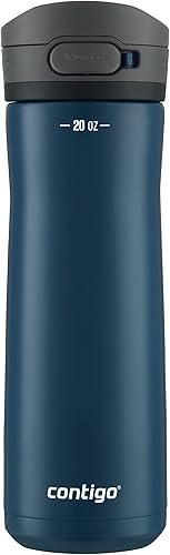 Miniatura 5 de Contigo Ashland Chill - Botella de agua de acero inoxidable 2.0 con tapa a prueba de fugas y popote en ángulo y botella de agua de acero inoxidable