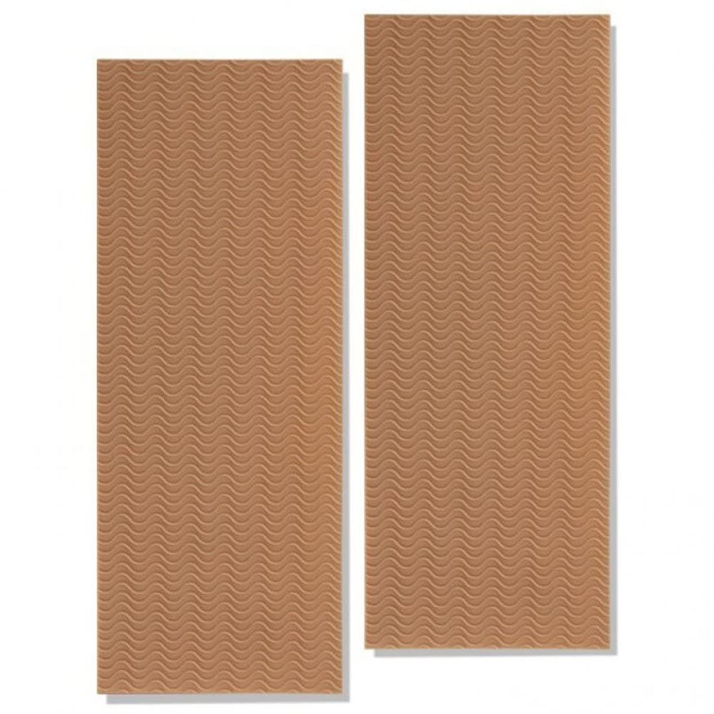 Vepoty Brown 2 Sheets Shoe Sole Repair Rubber Soling Sheet Shoe Bottom Replacement Pads Non Skid Sole Protector Shoe Repair Patches
